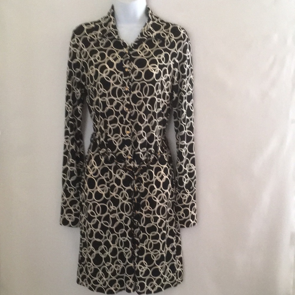 INC International Concepts Black & White Dress